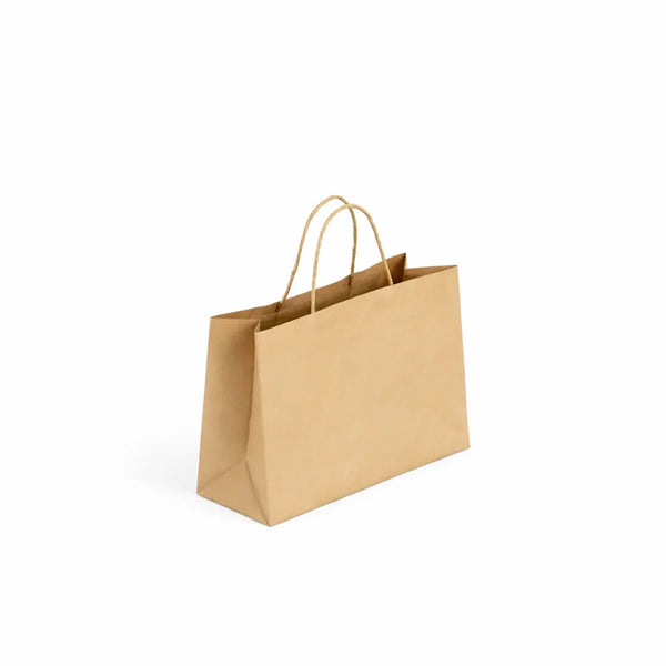 Brown Extra Small Kraft Paper Bag – 250W × 180H × 100mm