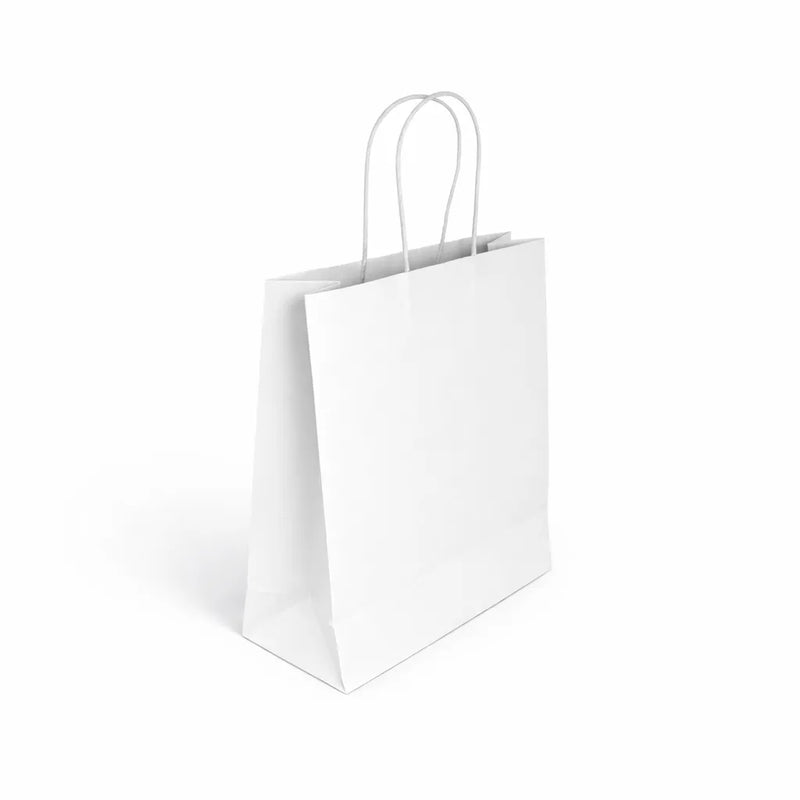 White Small Kraft Paper Bag – 260W × 350H × 95mm