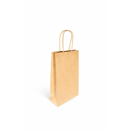 Brown Extra Small Kraft Paper Bag – 160W × 255H × 60mm
