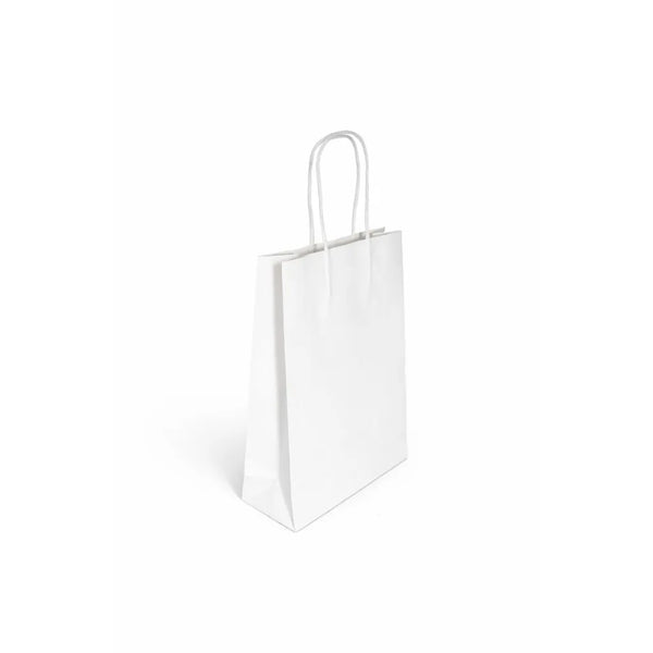 White Extra Small Kraft Paper Bag – 160W × 255H × 60mm